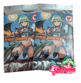 FlipCard: Hentai Dungeon Booster Pack | Solo Waifu Card Game - Anime Card Craze