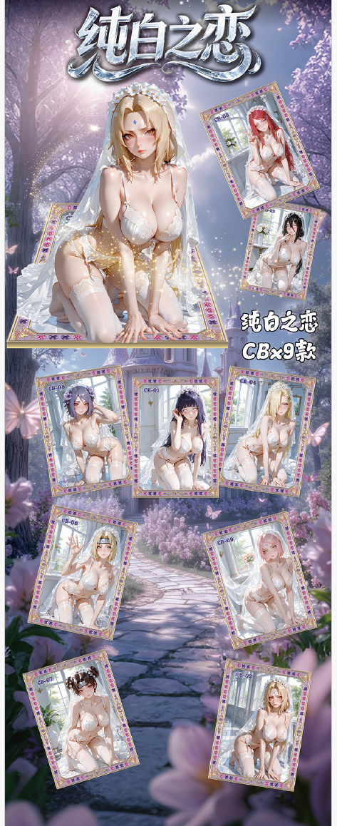 XuNin Naruto Metal Goddess Card Waifu 18+ (1 Box)