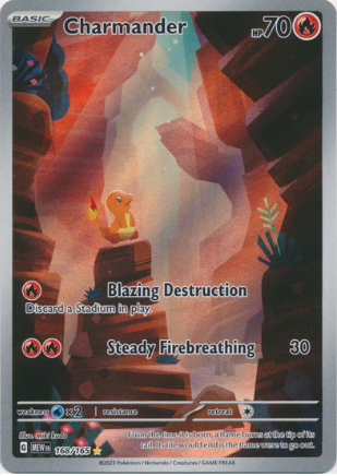 Pokemon - Scarlet & Violet: 151 - Charmander - 168/165 - Illustration Rare