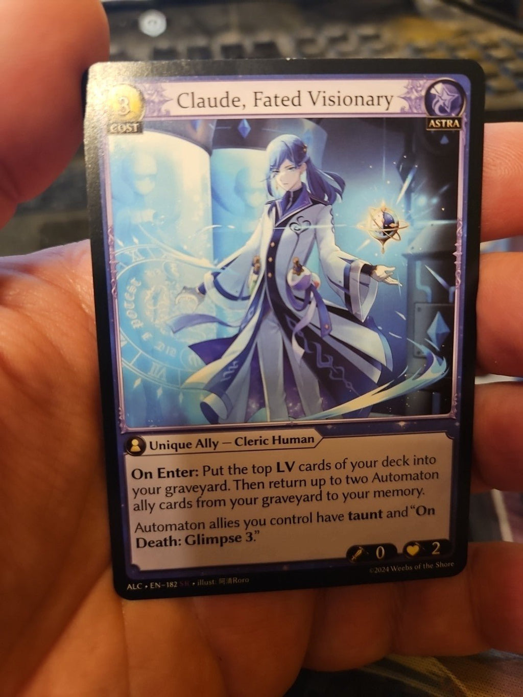 GA TCG - Alchemical Revolution - Claude, Fated Visionary - NM - NF - Anime Card Craze
