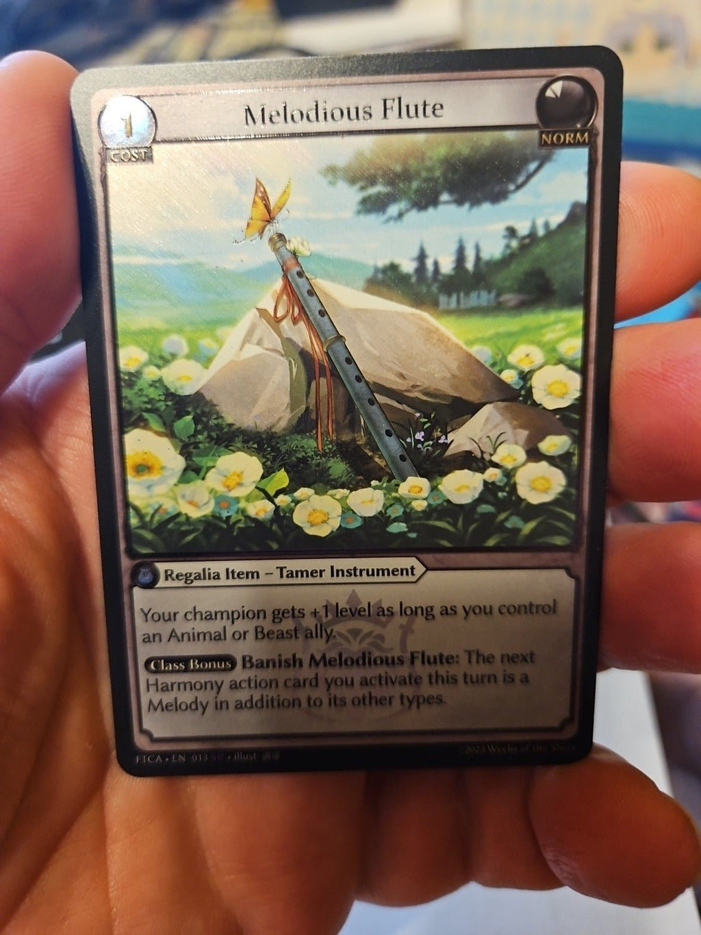 GA TCG - Fractured Crown - Melodious Flute - NM - Foil - Anime Card Craze