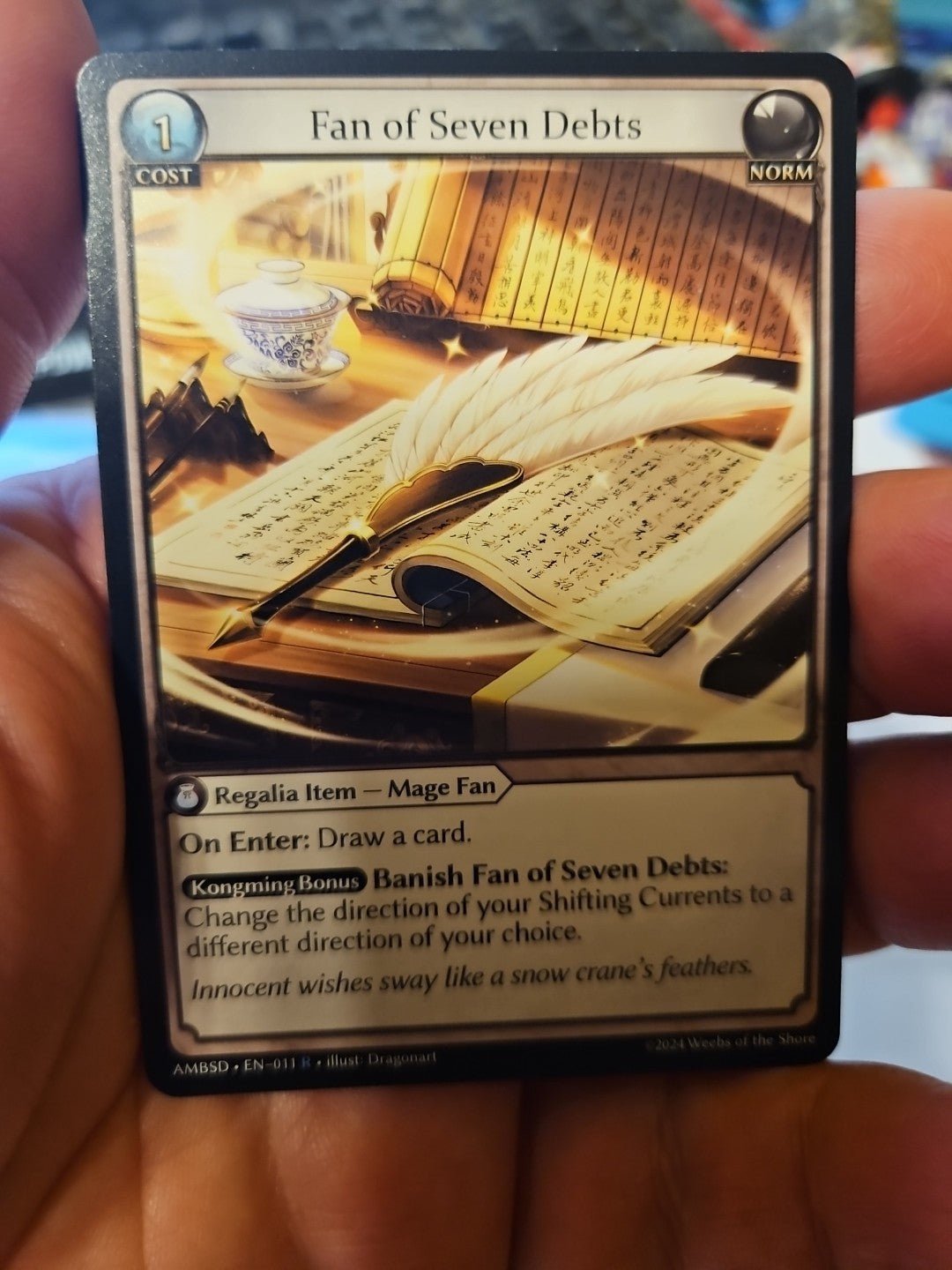 GA TCG - Mortal Ambition Starter Decks - Fan of Seven Debts - NM - NF - Anime Card Craze