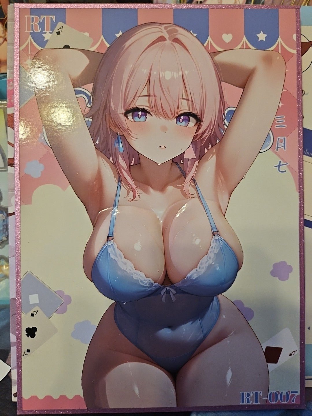 March 7th A5 Waifu Happy from Honkai Star NM RT007 (Deeply in Love With Yiwang) - Anime Card Craze