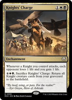 MG - March of the Machine - Knights' Charge - Anime Card Craze