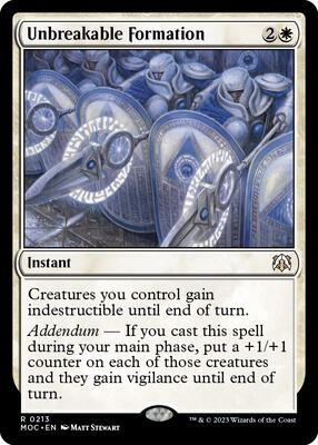 MG - March of the Machine - Unbreakable Formation - Anime Card Craze
