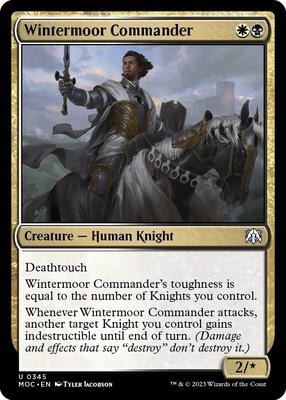 MG - March of the Machine - Wintermoor Commander - Anime Card Craze