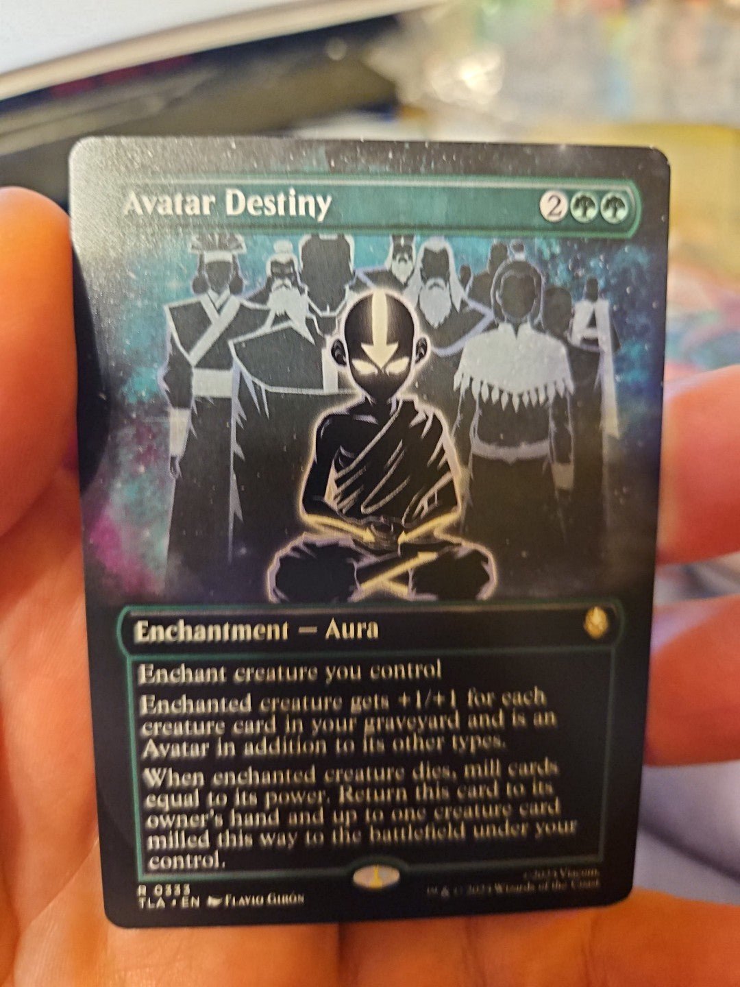 MTG - Avatar: The Last Airbender - Avatar Destiny (Borderless) - NM - NF - Anime Card Craze