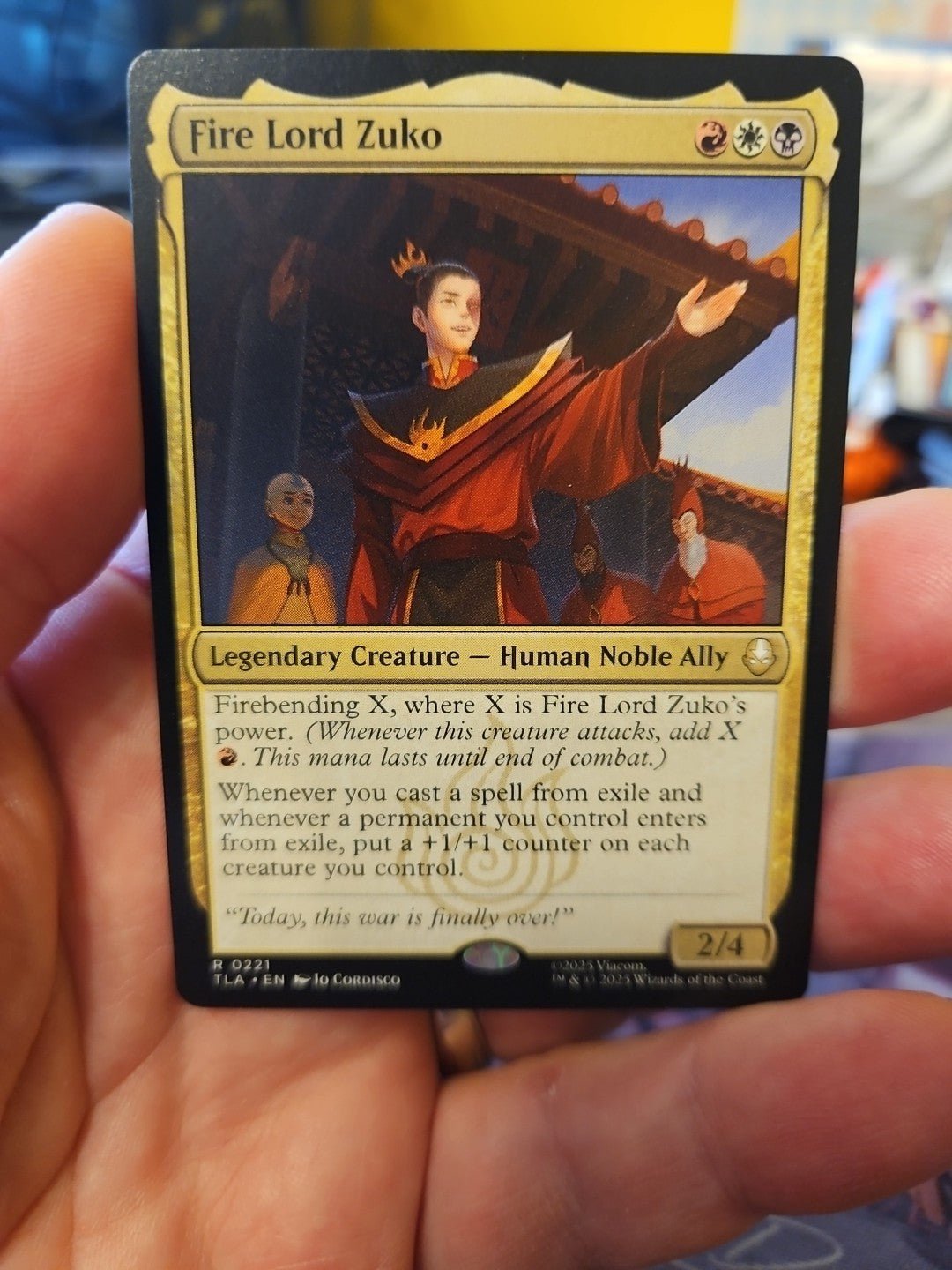 MTG - Avatar: The Last Airbender - Fire Lord Zuko - NM - NF - Anime Card Craze