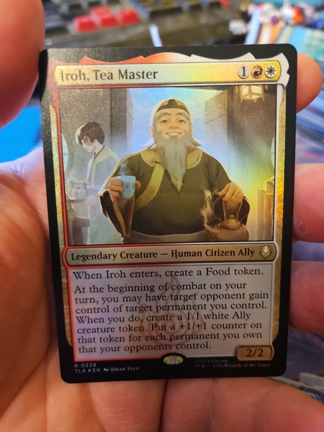 MTG - Avatar: The Last Airbender - Iroh, Tea Master - NM - Foil - Anime Card Craze