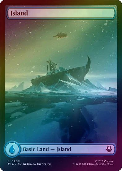 MTG - Avatar: The Last Airbender - Island - Appa Full Art (288) - NM - Foil - Anime Card Craze