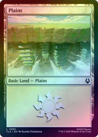 MTG - Avatar: The Last Airbender - Plains (282) - NM - Foil - Anime Card Craze