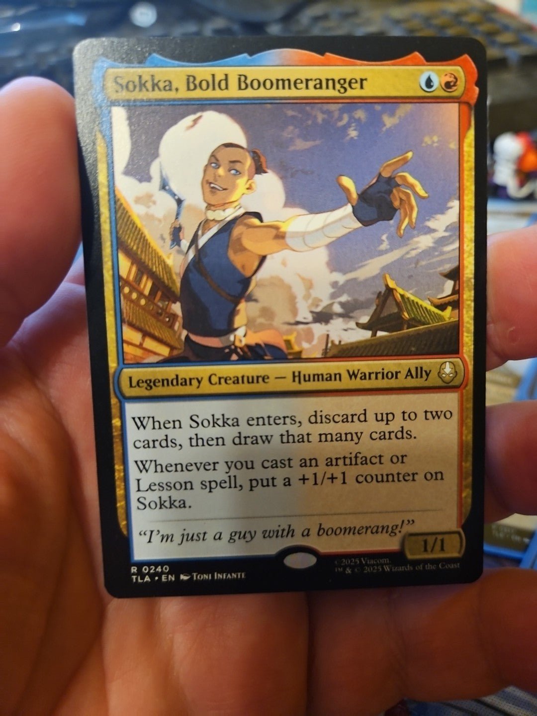 MTG - Avatar: The Last Airbender - Sokka, Bold Boomeranger - NM - NF - Anime Card Craze