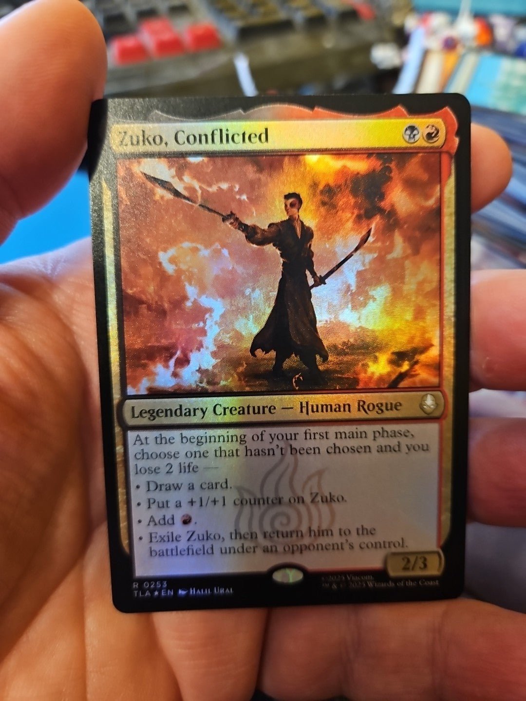 MTG - Avatar: The Last Airbender - Zuko, Conflicted - NM - Foil - Anime Card Craze