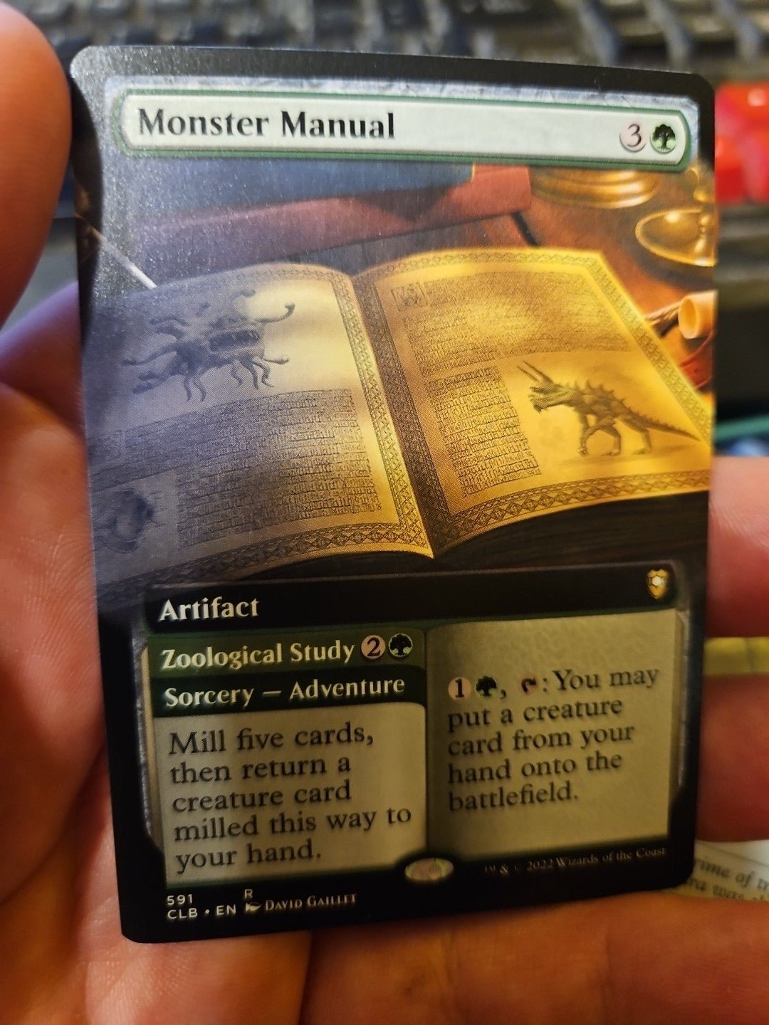 MTG - Battle For Baldur's Gate - Monster Manual - Extended Art - NM - NF - Anime Card Craze