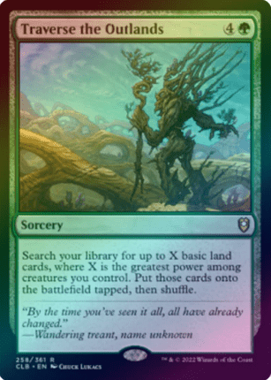 MTG - Battle for Baldur's Gate - Traverse the Outlands Foil - Anime Card Craze