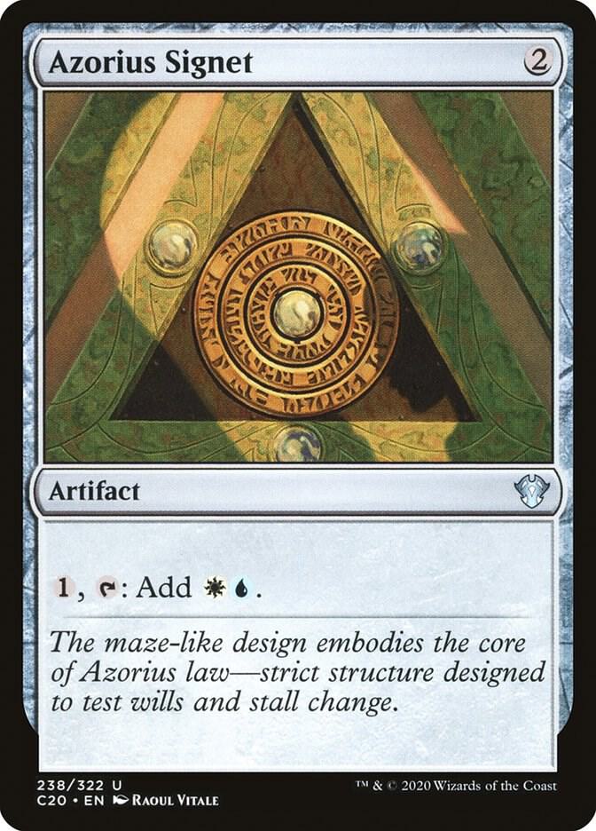 MTG - Commander 2020 - Azorius Signet - Anime Card Craze