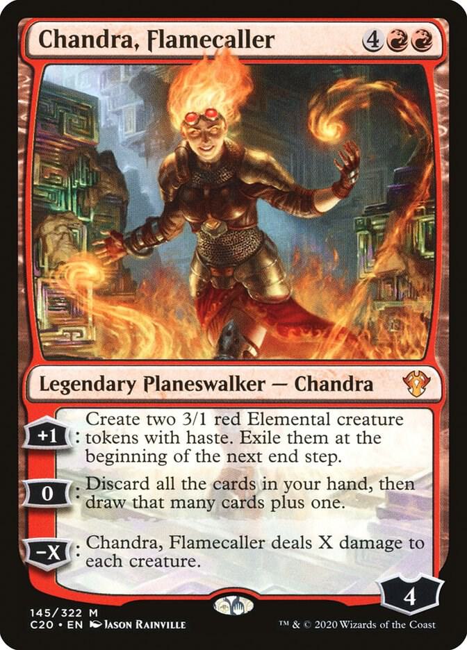 MTG - Commander 2020 - Chandra, Flamecaller - Anime Card Craze