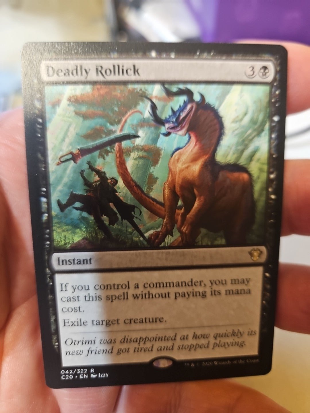 MTG - Commander 2020 - Deadly Rollick - NM - NF - Anime Card Craze