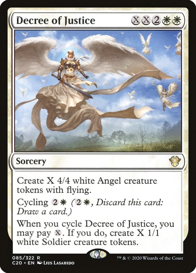 MTG - Commander 2020 - Decree of Justice - Anime Card Craze