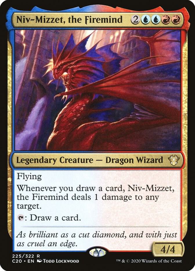 MTG - Commander 2020 - Niv-Mizzet, the Firemind - Anime Card Craze