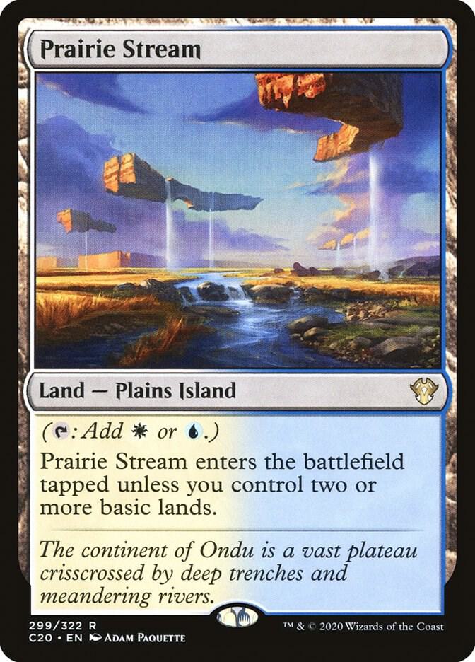 MTG - Commander 2020 - Prairie Stream - Anime Card Craze