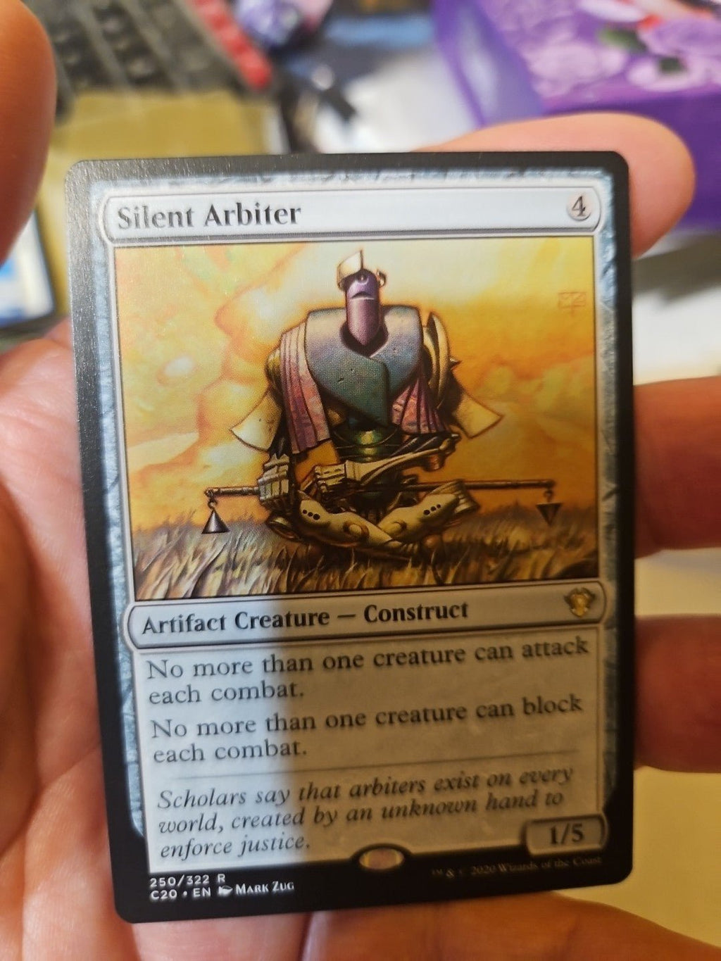 MTG - Commander 2020 - Silent Arbiter - Anime Card Craze
