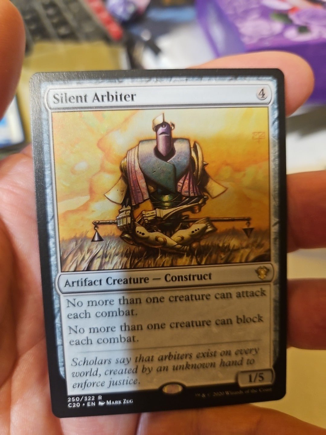 MTG - Commander 2020 - Silent Arbiter - Anime Card Craze