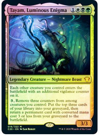 MTG - Commander 2020 - Tayam, Luminous Enigma - Foil - Anime Card Craze