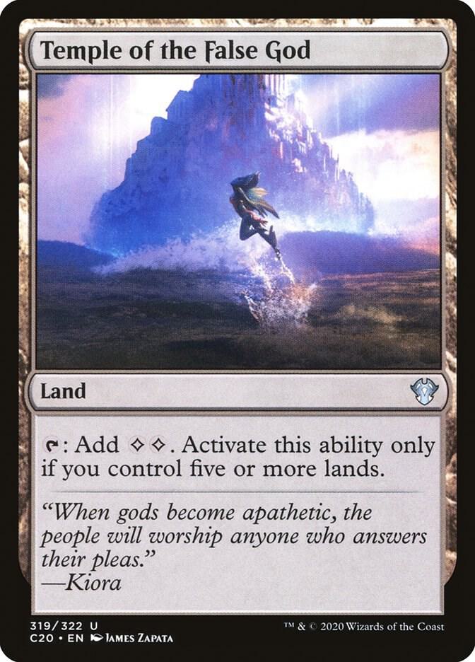 MTG - Commander 2020 - Temple of the False God - Anime Card Craze