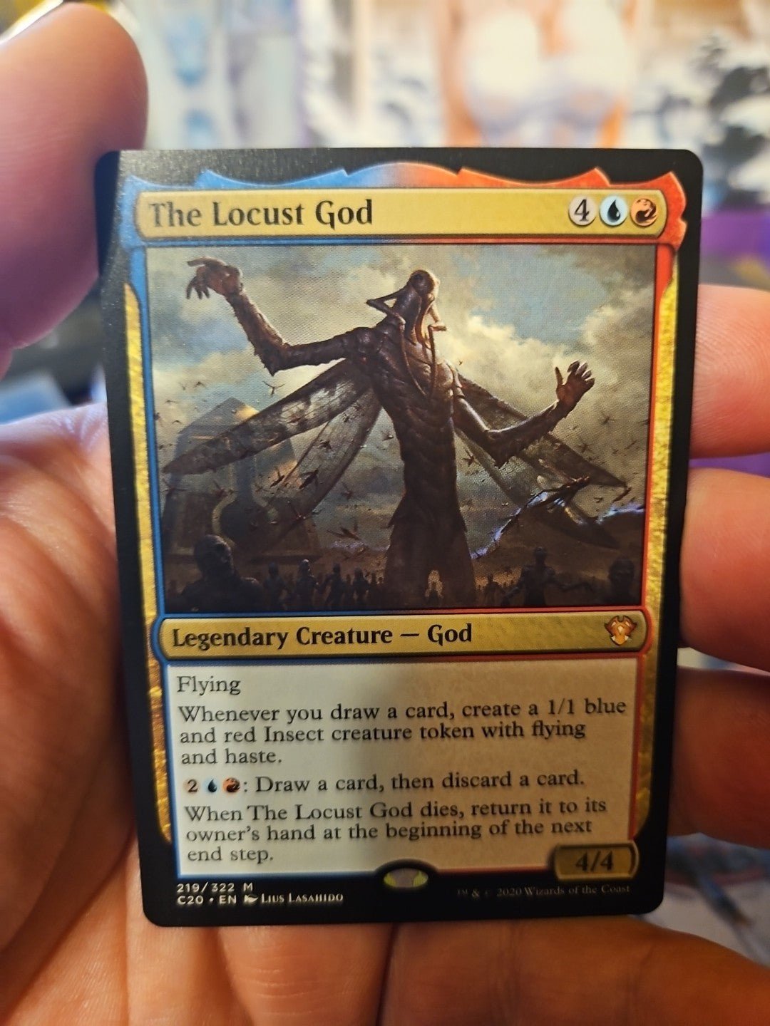 MTG - Commander 2020 - The Locust God - Anime Card Craze