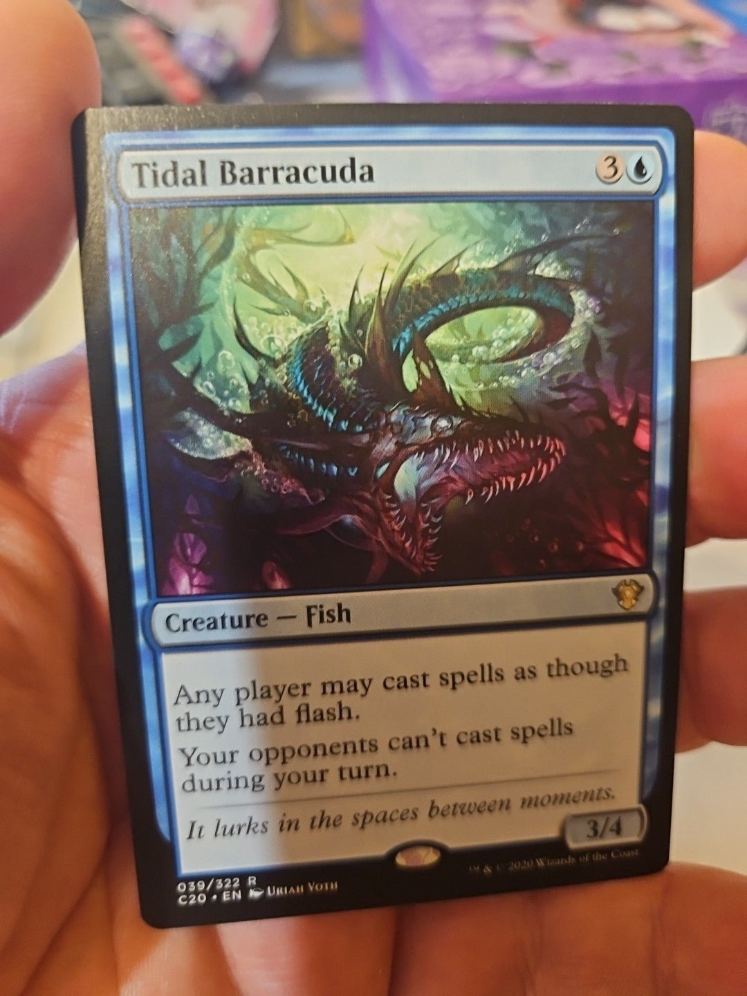 MTG - Commander 2020 - Tidal Barracuda - Anime Card Craze
