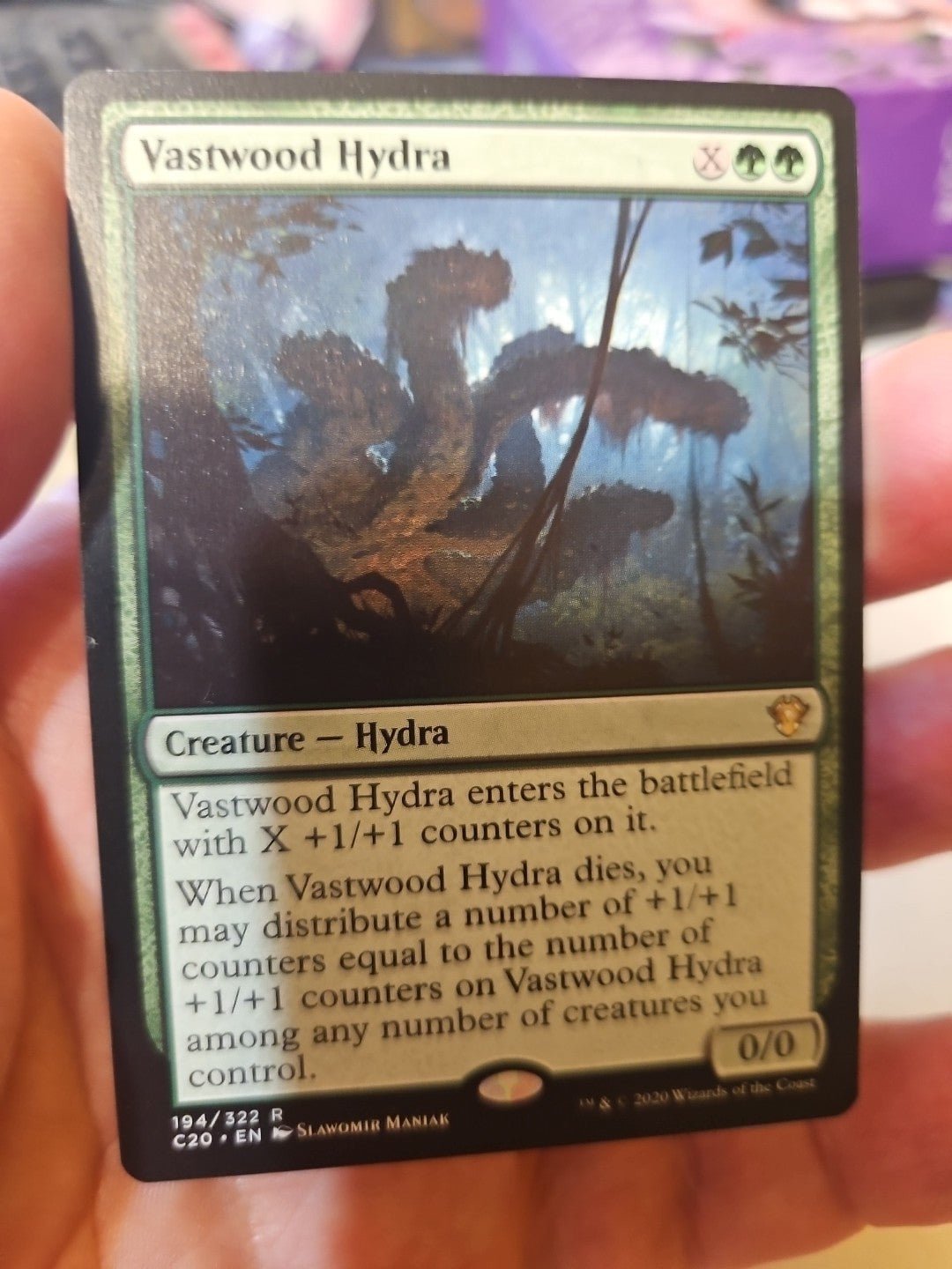 MTG - Commander 2020 - Vastwood Hydra - Anime Card Craze