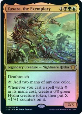MTG - Commander 2020 - Zaxara, the Exemplary - Foil - Anime Card Craze