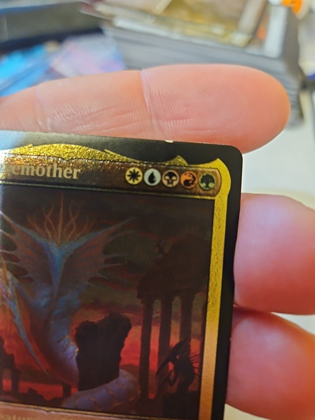 MTG - Commander Masters - Sliver Gravemother (Foil Etched) - THICK Card Display - Anime Card Craze