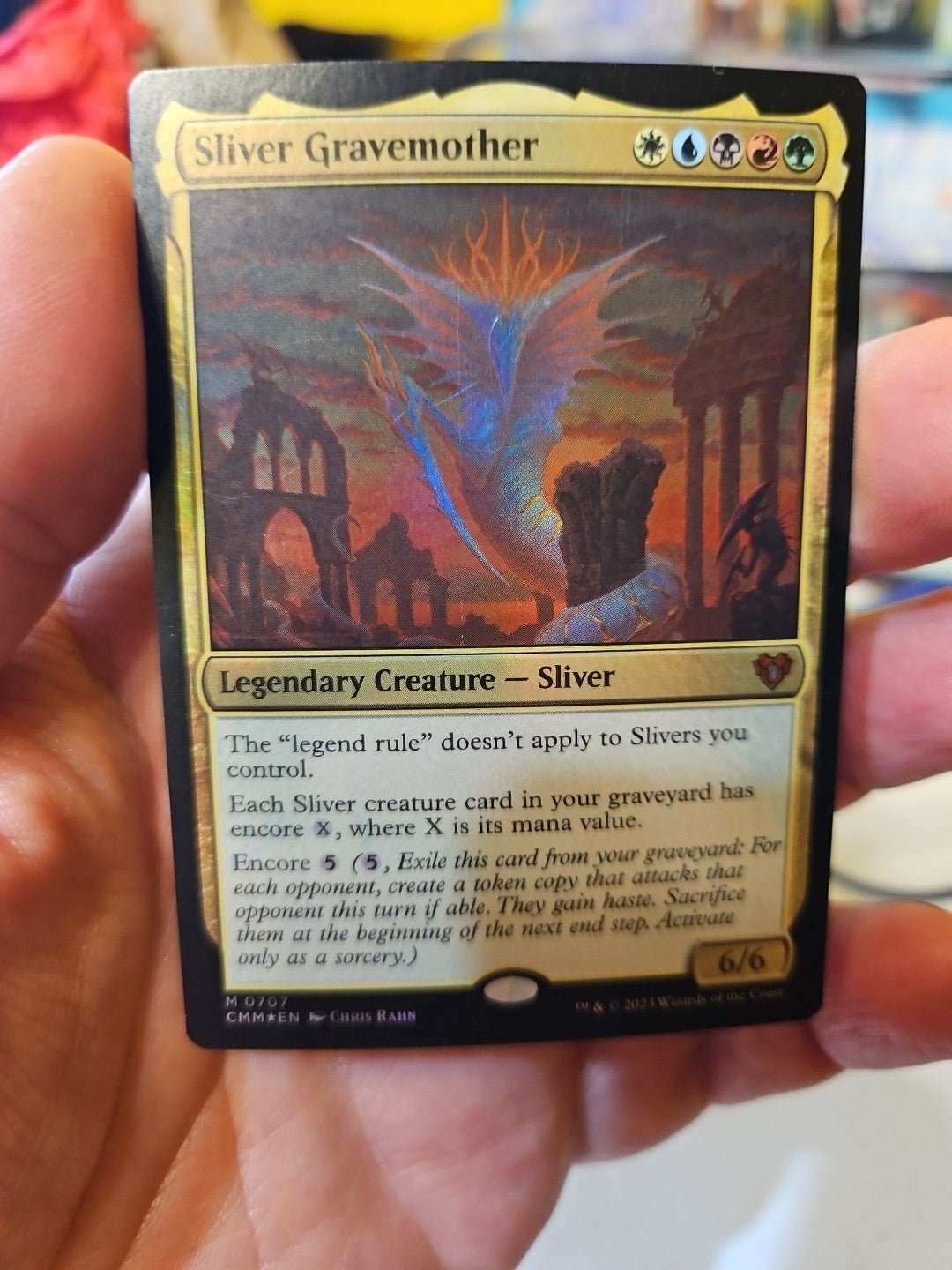 MTG - Commander Masters - Sliver Gravemother - NM - Foil - Anime Card Craze