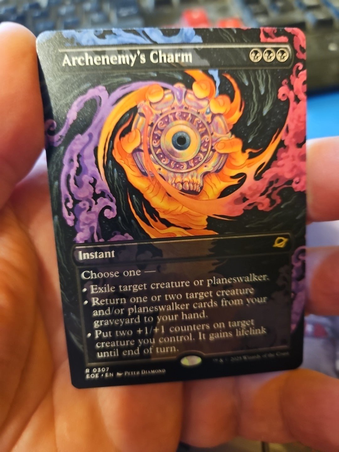 MTG - Edge of Eternites - Archenemy's Charm (Borderless) - NM - NF - Anime Card Craze