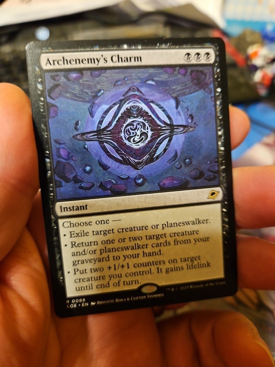 MTG - Edge of Eternites - Archenemy's Charm - NM - NF - Anime Card Craze