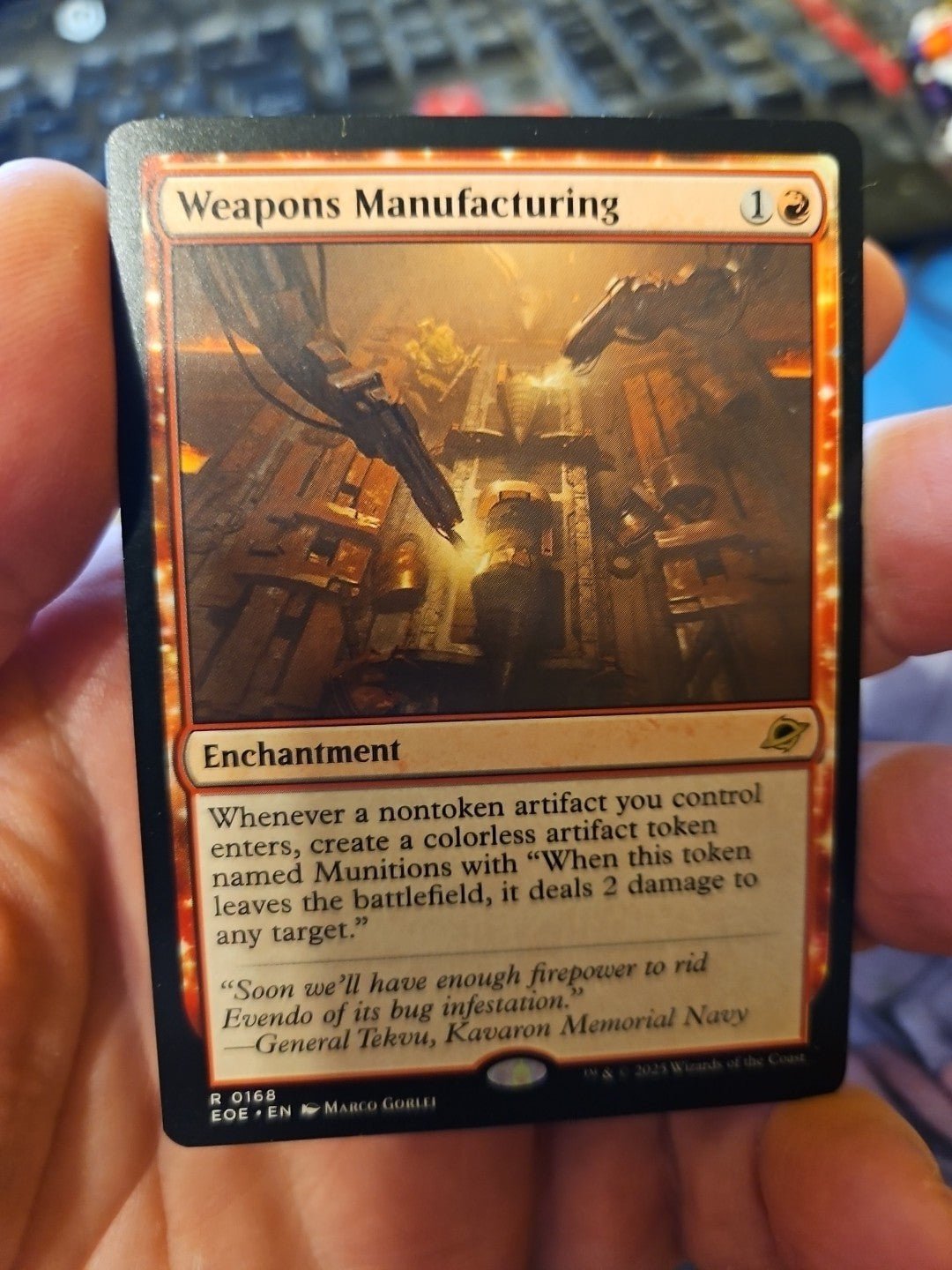 MTG - Edge of Eternites - Weapons Manufacturing - NM - NF - Anime Card Craze