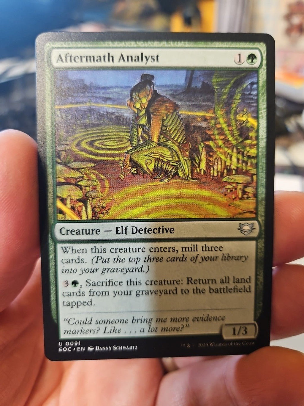 MTG - Edge of Eternities - Aftermath Analyst - NM - NF - Anime Card Craze