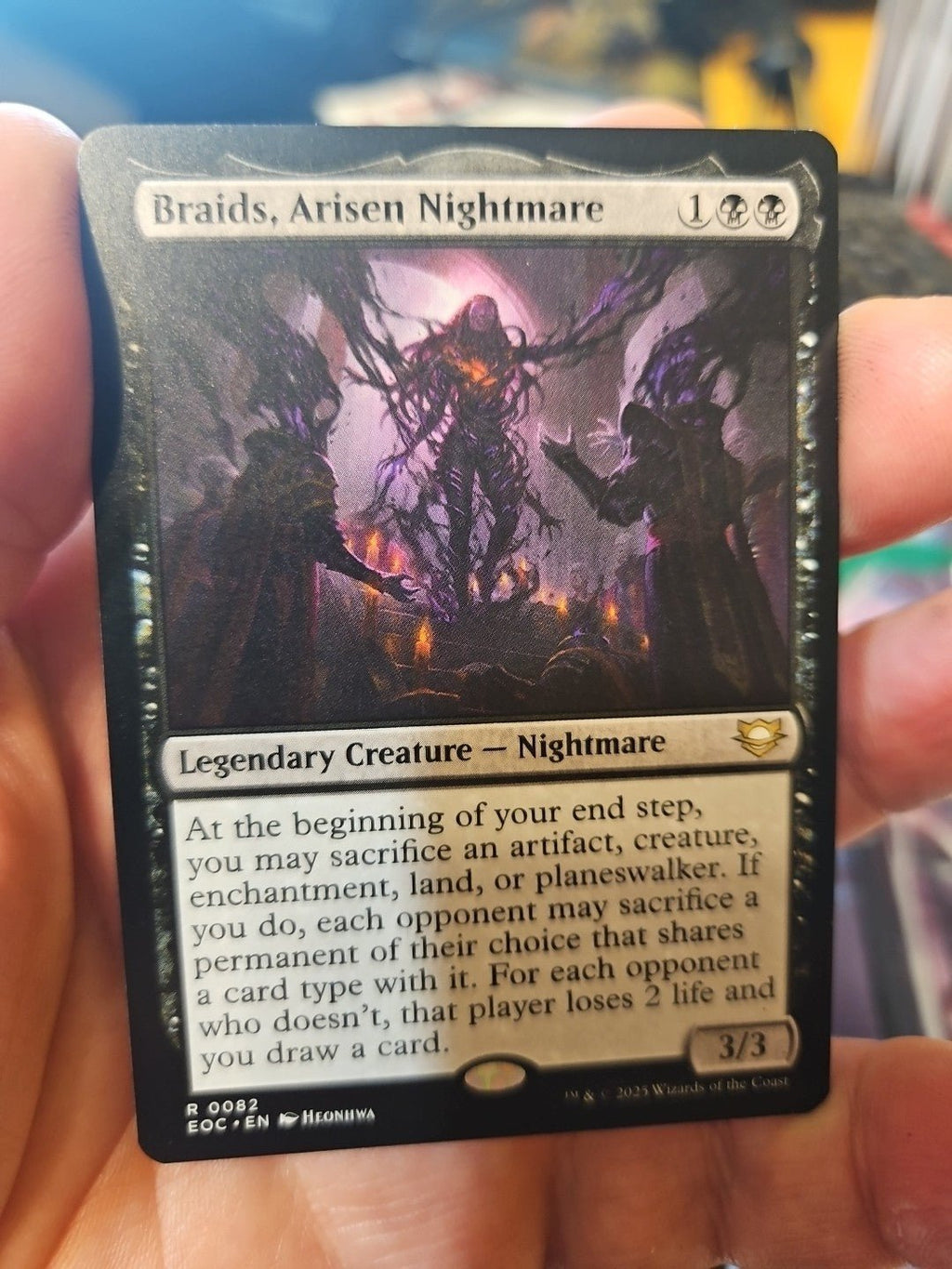 MTG - Edge of Eternities - Braids, Arisen Nightmare - NM - NF - Anime Card Craze