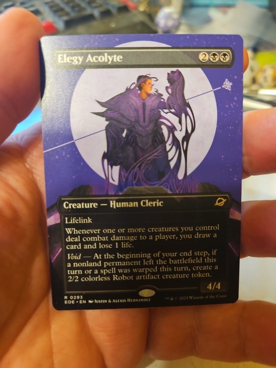 MTG - Edge of Eternities - Elegy Acolyte - Triumphant Showcase - NM - NF - Anime Card Craze