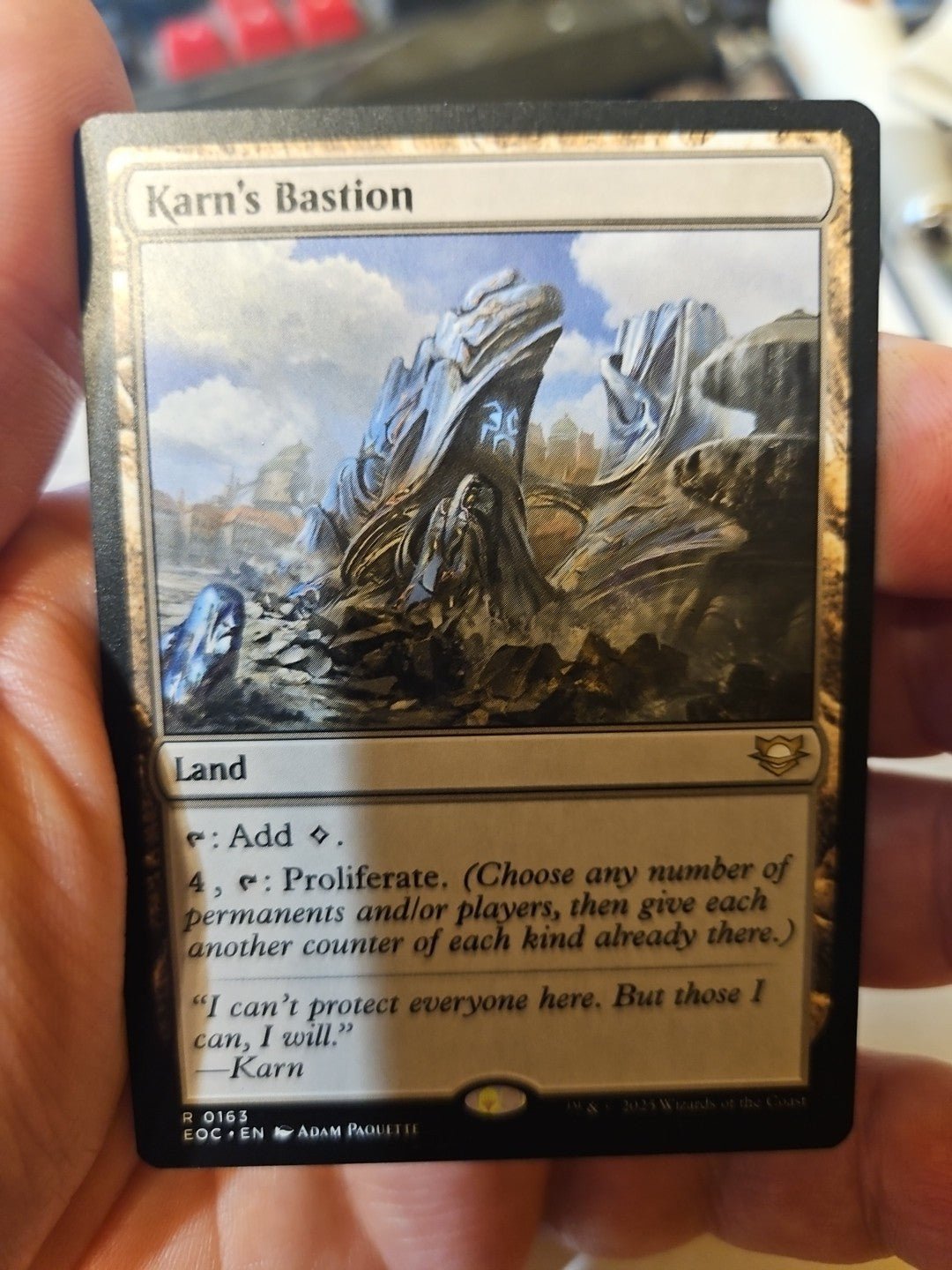 MTG - Edge of Eternities - Karn's Bastion - NM - NF - Anime Card Craze