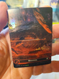 MTG - Edge of Eternities - Mountain (265) - Celestial Borderless - NM - Foil - Anime Card Craze