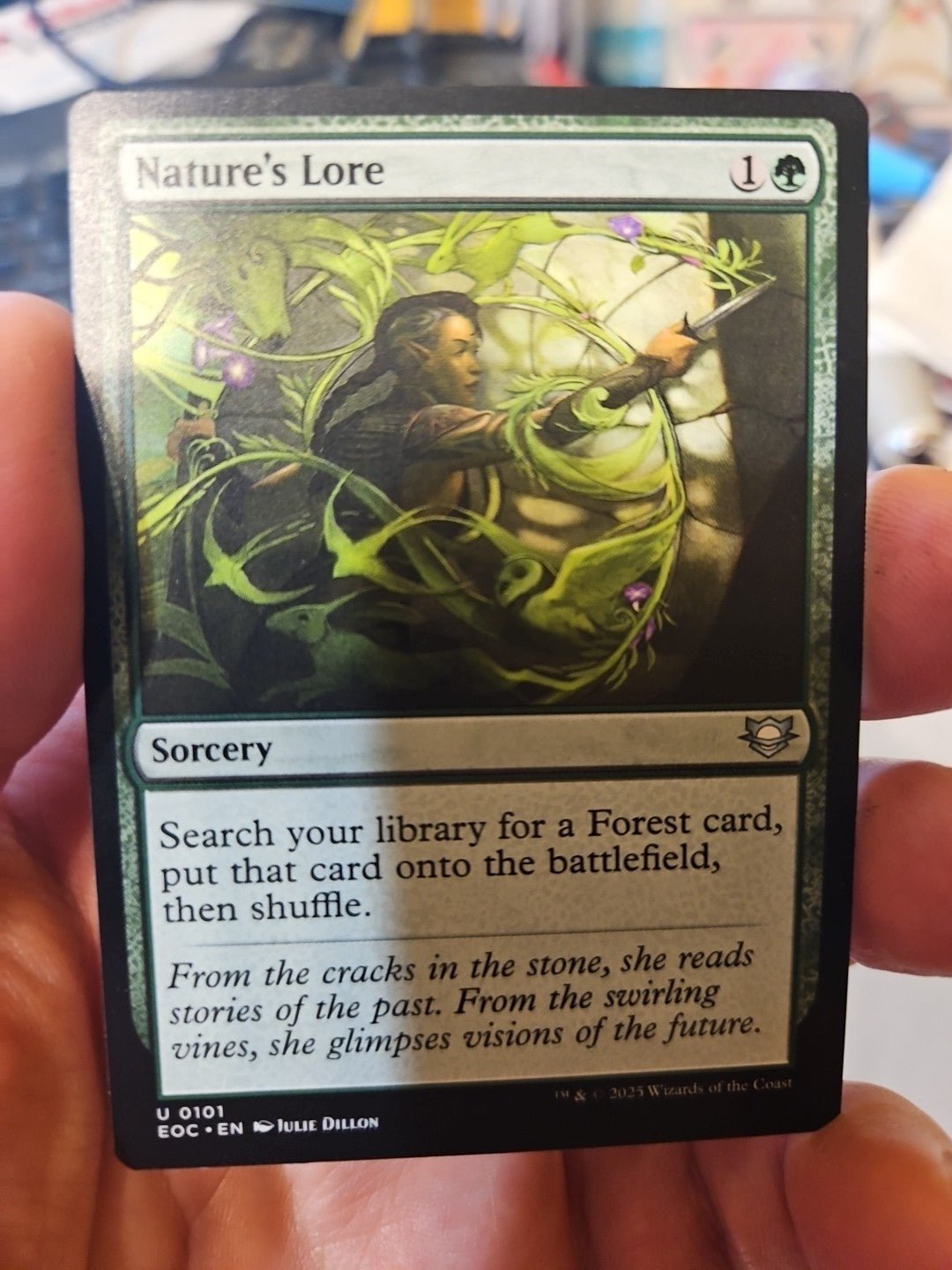 MTG - Edge of Eternities - Nature's Lore - NM - NF - Anime Card Craze