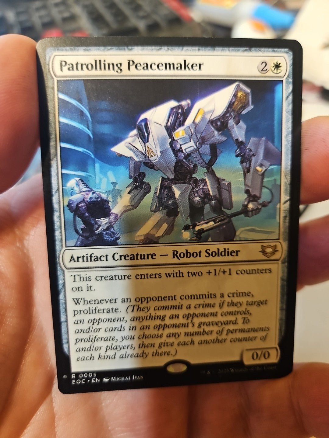 MTG - Edge of Eternities - Patrolling Peacemaker - NM - NF - Anime Card Craze