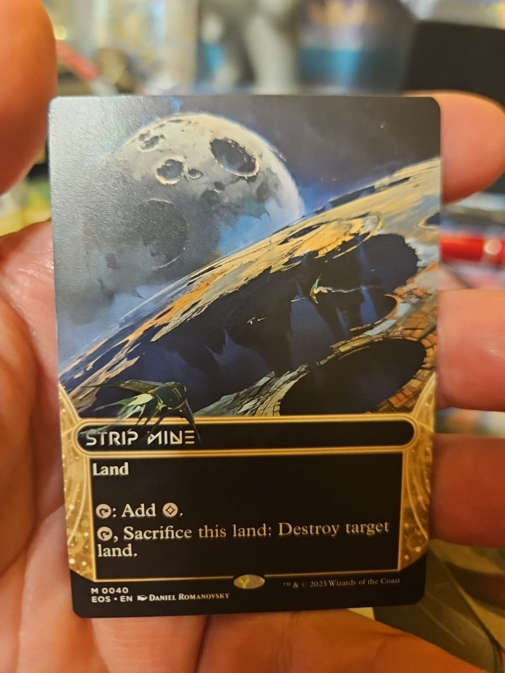 MTG - Edge of Eternities: Stellar Sights - Strip Mine - Borderless - NM - NF - Anime Card Craze