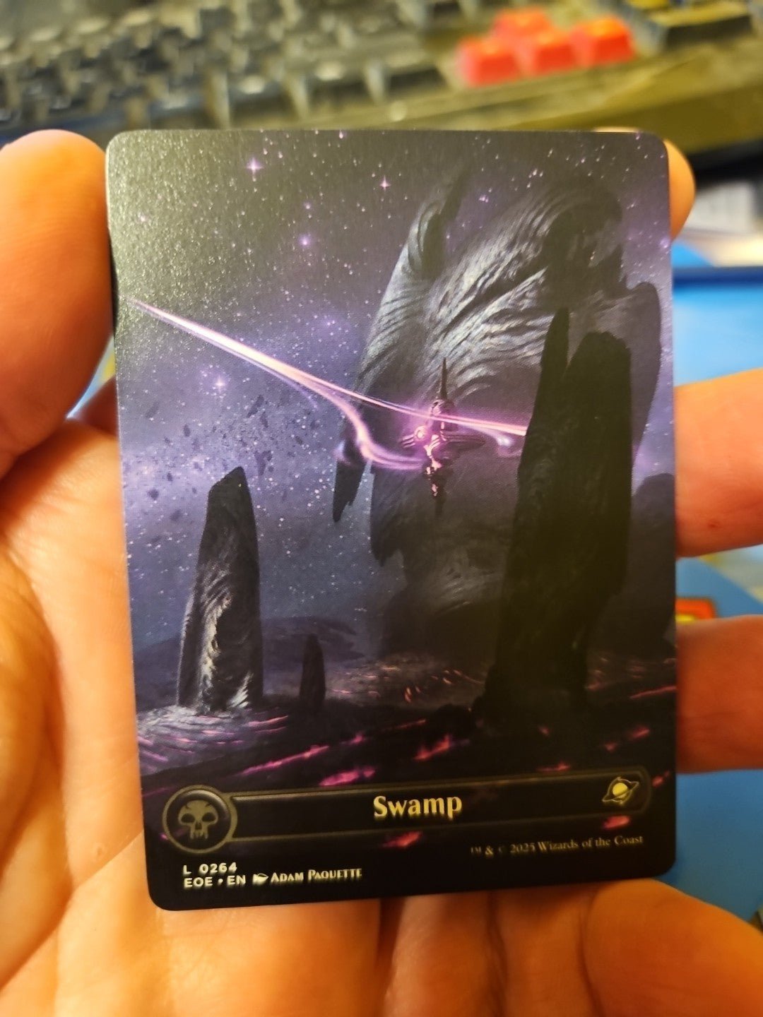 MTG - Edge of Eternities - Swamp (0264) (Borderless) - NM - NF - Anime Card Craze