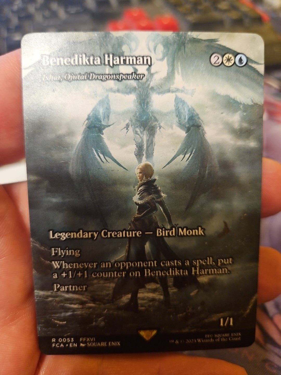 MTG - FF - Benedikta Harman - Ishai, Ojutai Dragonspeaker (Showcase) - LP - NF - Anime Card Craze