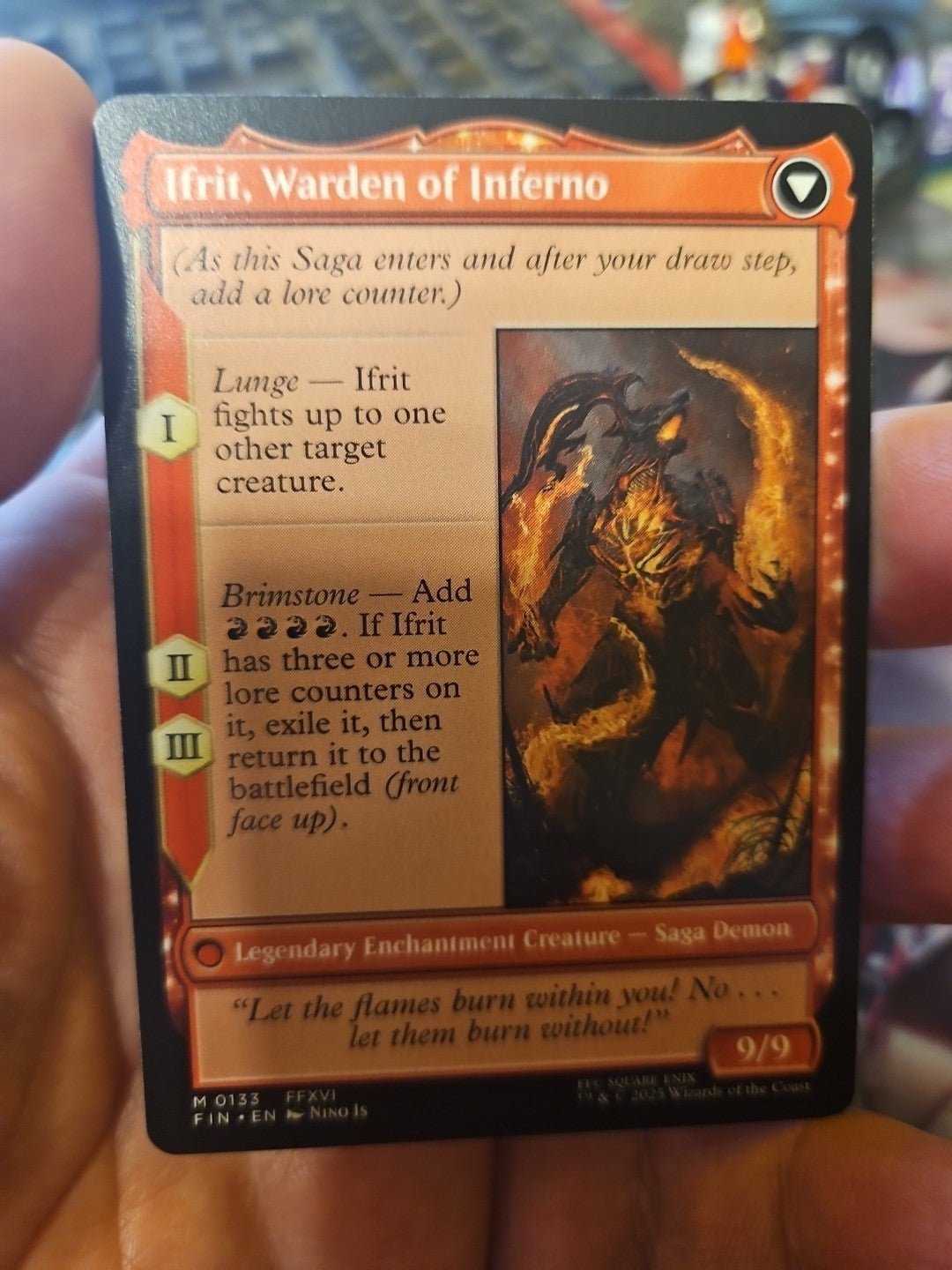 MTG - FINAL FANTASY - Clive, Ifrit's Dominant - NM - NF - Anime Card Craze