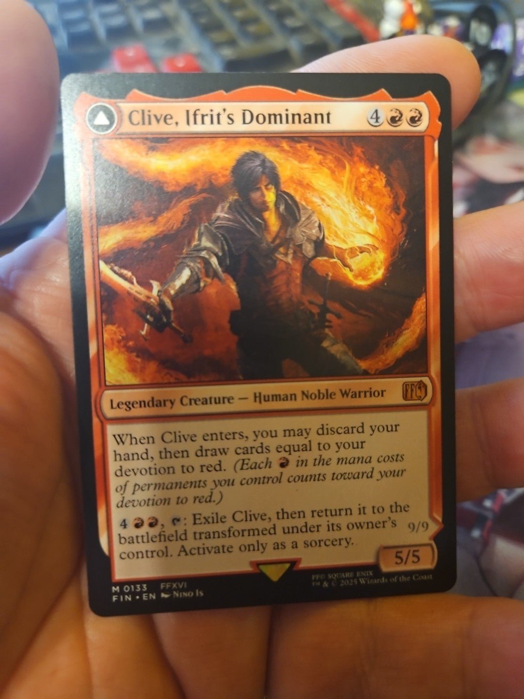 MTG - FINAL FANTASY - Clive, Ifrit's Dominant - NM - NF - Anime Card Craze